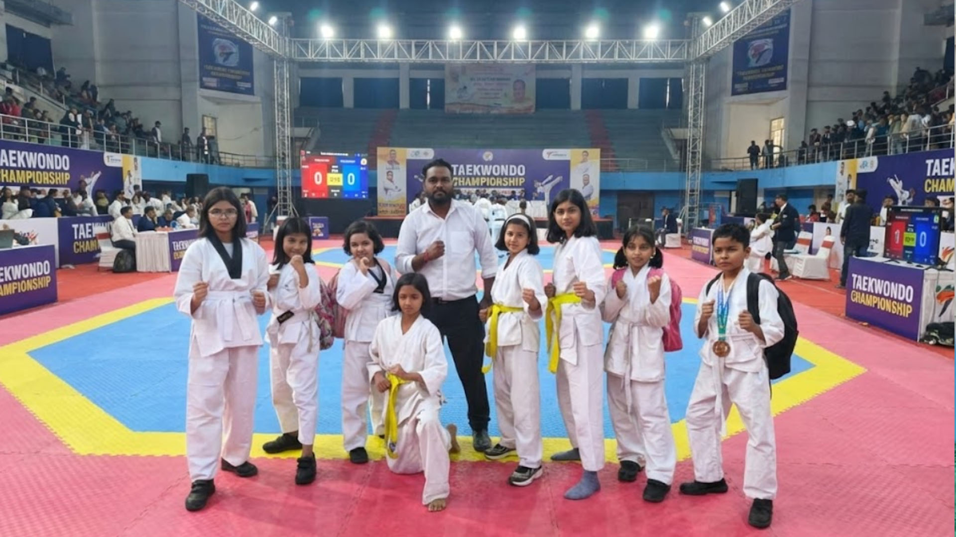 District Athletic & Taekwondo Championship — Young Champs of Gyanfort Shine!