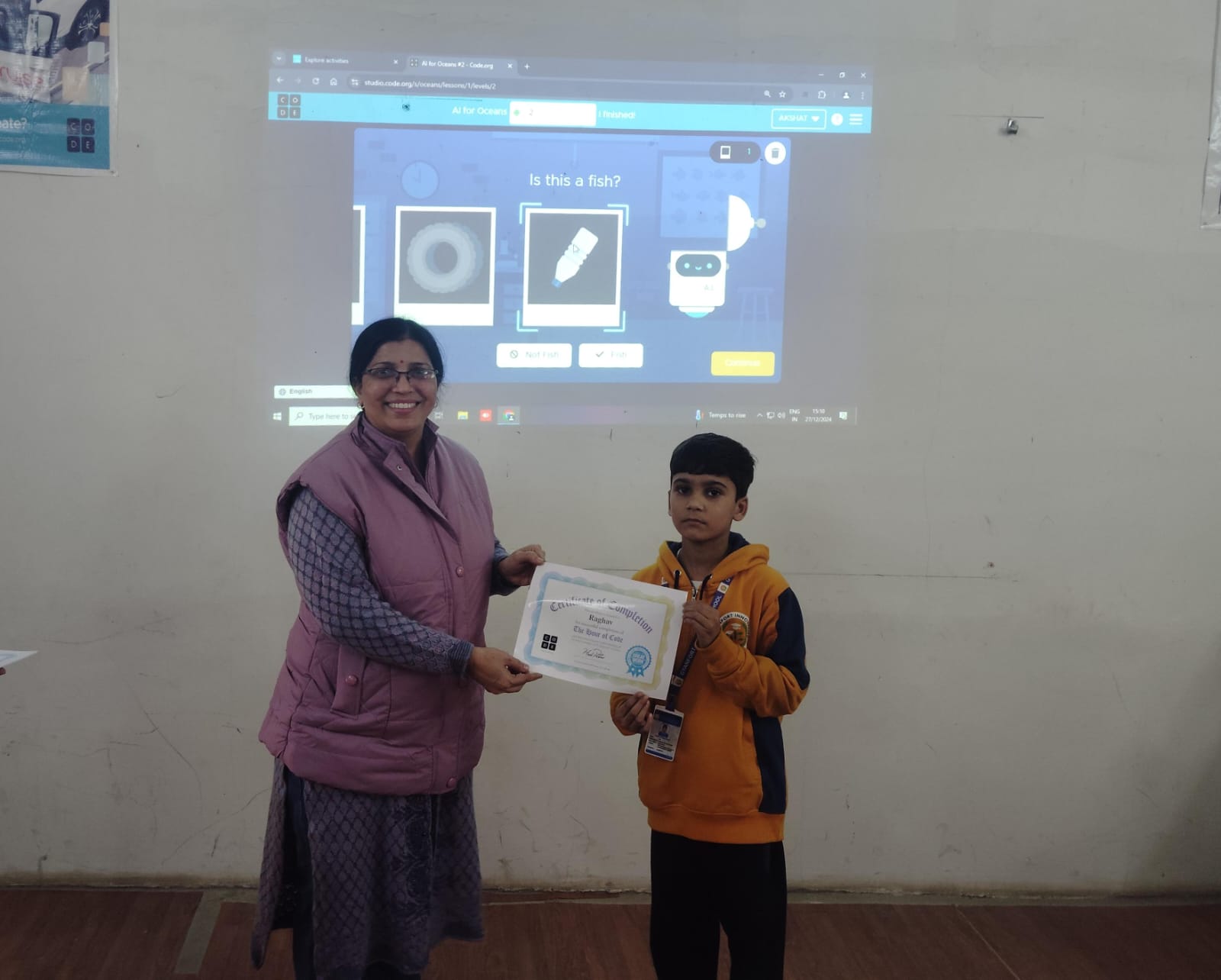 Students Celebrate Success in the Global ‘Hour of Code’ Campaign